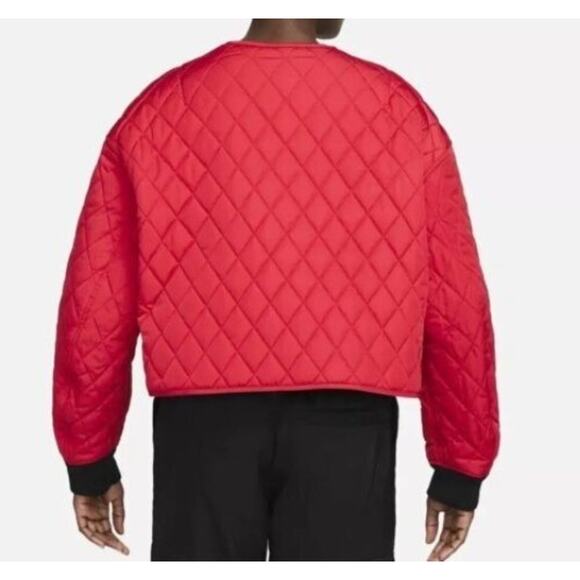 Women's Nike Air Jordan Flight Essential Reversible Jacket M NWT DH0655 - Picture 3 of 6